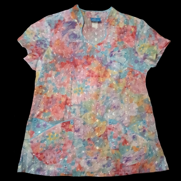 Elan by Barco Scrub Top
